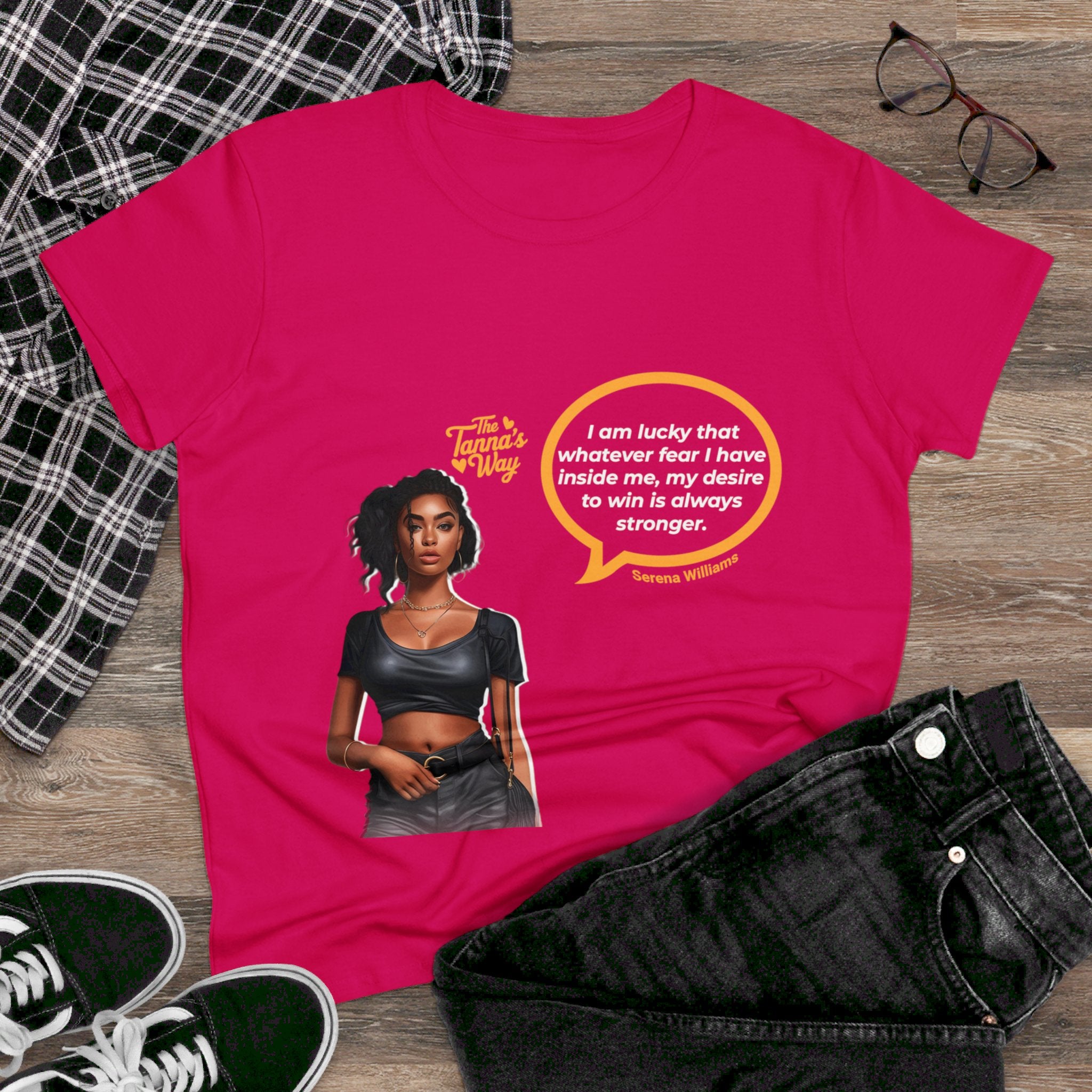 Serena Williams | Women's Midweight Cotton Tee
